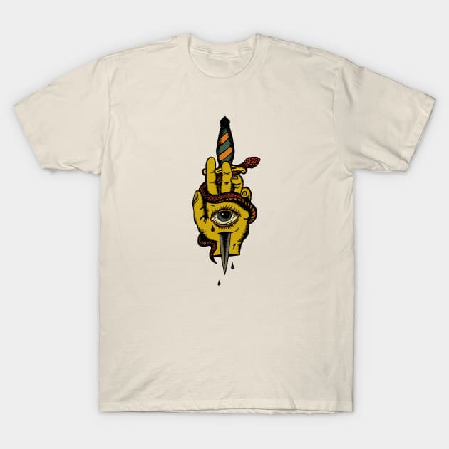 the hand T-Shirt by SLUP.